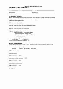Dental Quality Assurance Chart Review Audit Form Page 2 Of 2 In Pdf