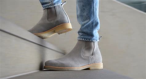 A wide variety of mens chelsea. Chelsea Boots - Light Grey | Mens suede boots, Grey ...