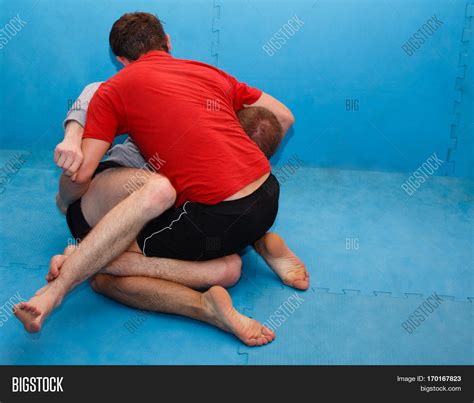 Wrestlers Two Men Image And Photo Free Trial Bigstock