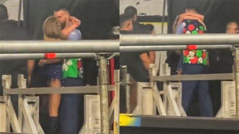 Taylor Swift And Travis Kelce Hugging After Night 2 Of Argentina Show