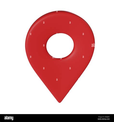 Red Location Mark Gps Red Pin Stock Photo Alamy