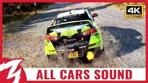 🔊 Dirt 4 All Engine Sound Cars Part 1 4k Youtube