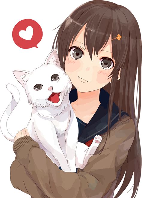 Fileanime Girl With Catsvg Wikimedia Commons