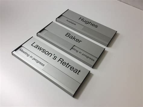 Sliding Door Sign In Use Vacant On Aluminium Buysigns