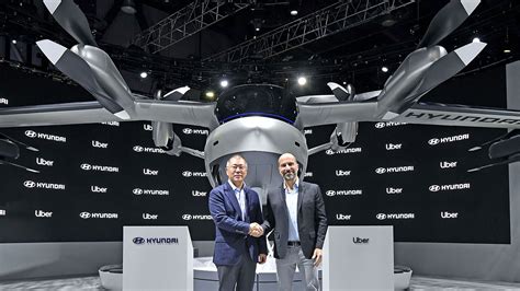Hyundai Uber Aerial Ridesharing Partnership Ceremony Us Motors Actu