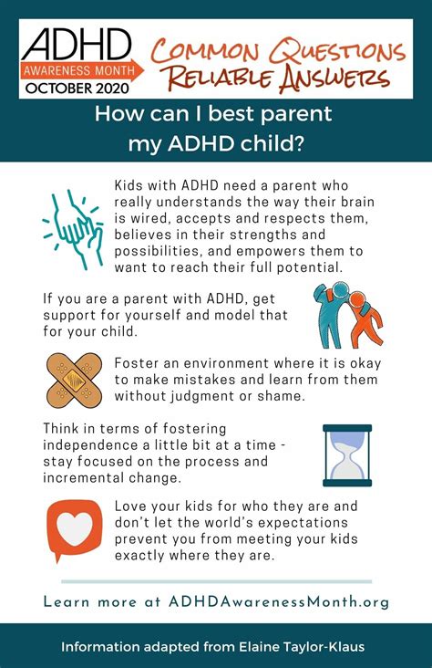 How Can I Best Parent My Adhd Child Adhdawarenessmonth 2023