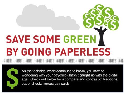Infographic Save Money Go Paperless