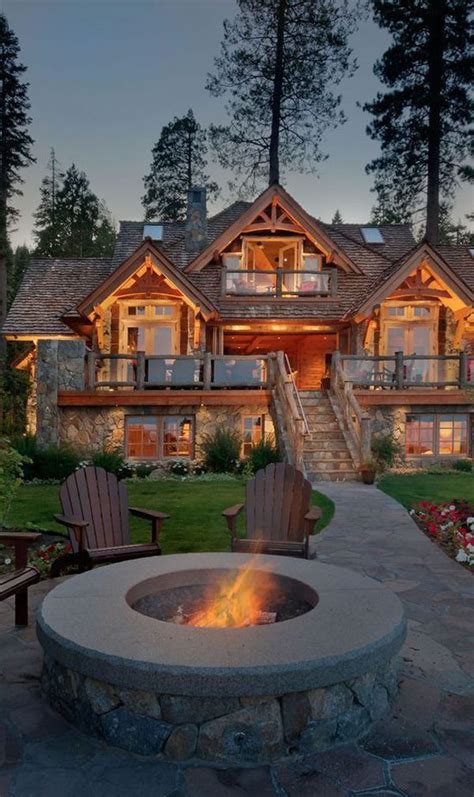 All cabins feature king beds, double oversize jacuzzi whirlpool tubs, wood burning fireplaces, fully equipped kitchens, charcoal grills, directv w/hbo, vcr/dvd, heat & a/c and furnished front. Awesome Mountain house with outdoor fireplace! #mountain # ...