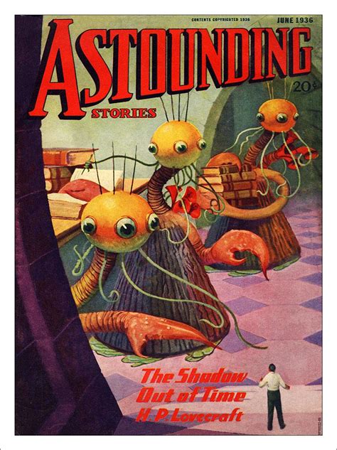 Astounding Stories H P Lovecraft Science Fiction Pulp Cover Art Print £7 99 Framed Print £22
