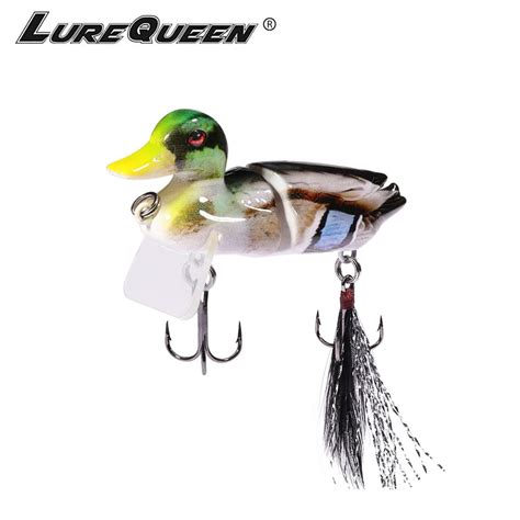 7cm Or 12cm Fishing Lures Duck Baits With Hooks Multi Jointed Hard Bait