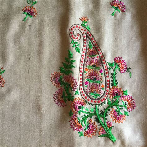 Kashmiri Embroidery Pattern Sewing Embroidery Designs Kashida