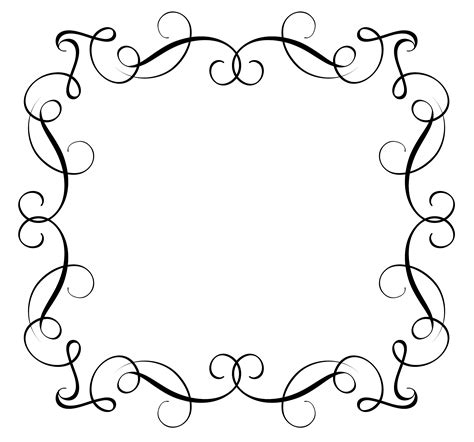 Decorative Frame And Borders Art Calligraphy Lettering Vector
