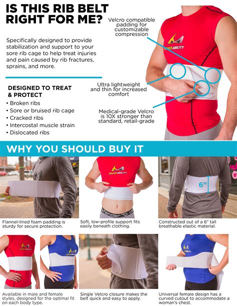 Bruised Rib Cage Relief Rib Injury Belt And Chest Wrap