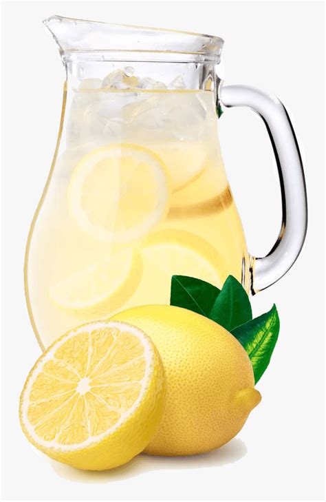Lemonade Pitcher With Lemons Free Transparent Clipart Clipartkey