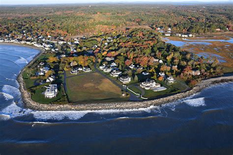 Helicopter Images Of The New Hampshire Coast In Foliage Season Philip