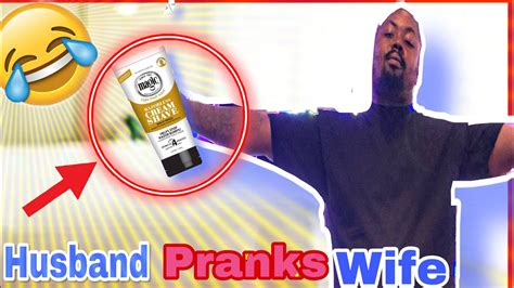 NAIR HAIR REMOVAL PRANK ON WIFE Gone Wrong YouTube