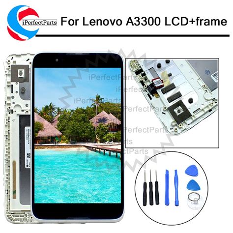 New Lcd Display Touch Screen Digitizer Glass With Frame Assembly