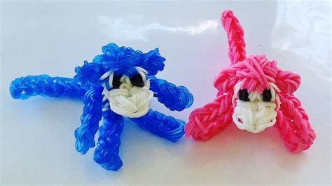Rainbow Loom, 3D Monkey Rainbow Loom Charm, Loom bands instructions