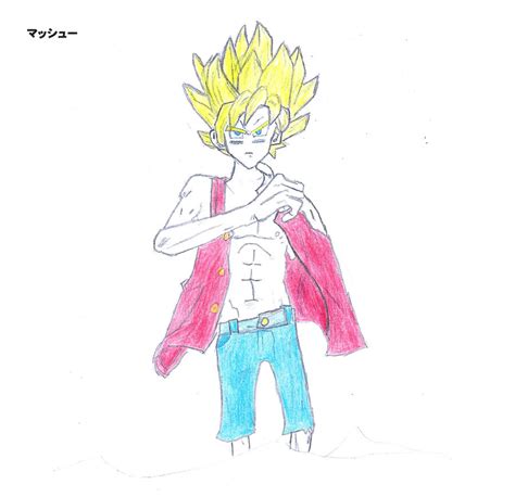 Goku And Luffy Fusion By Marukoshaku On Deviantart