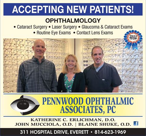 Eye Exam In Everett Pa Pennwood Ophthalmic Associates Pc