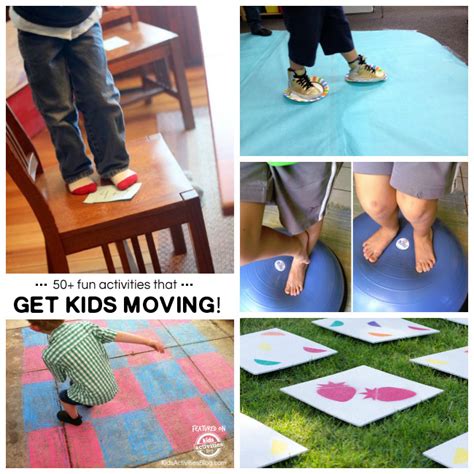 50 Activities To Get Kids Moving