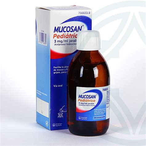 Mucosan Pediátrico 3mgml Jarabe 200 Ml Ambroxol Farmacia Jiménez
