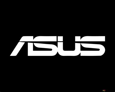 Logo Asus In Bianco E Nero Scarica Di Sfondi Hd