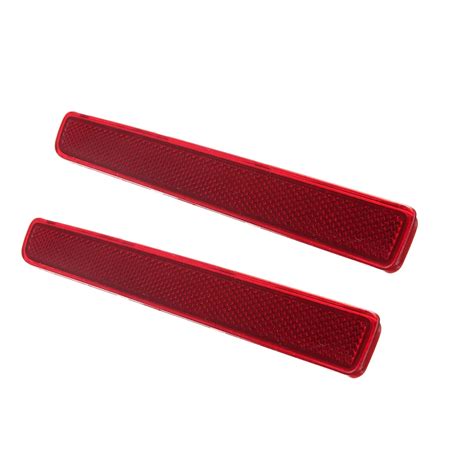2pcs Rear Leftright Red Car Bumper Reflector For Land Rover For