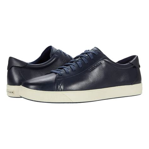 Cole Haan Cole Haan Nantucket 20 Lace Up Sneaker Navy Blue Leather