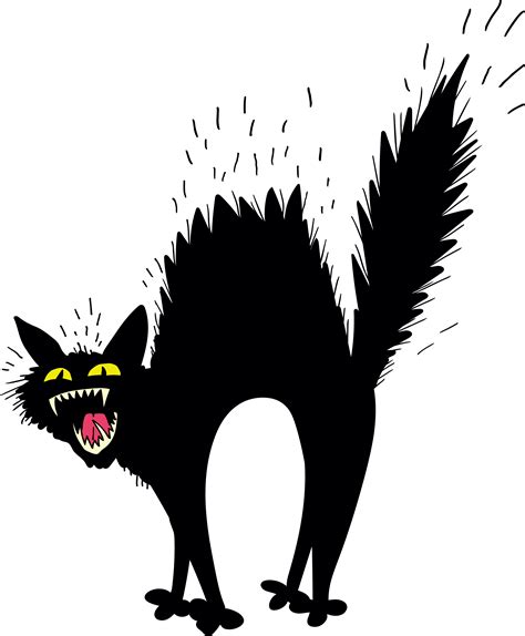 Scary Black Cat Png Download 23572855 Free