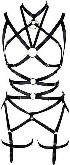 Rope Bondage Bondage Gear Body Harness Outfits Goth Club Garter Belt Set Women Lingerie