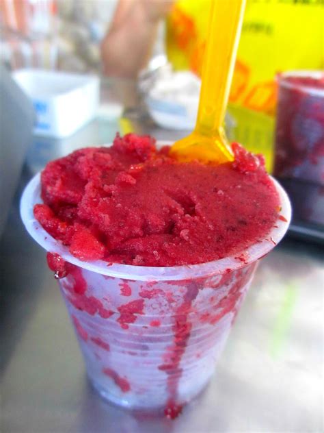 Mango e Papaya: Granita di gelsi