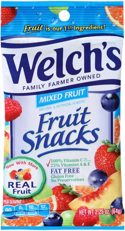 Welchs Fruit Snacks Bulk Variety Pack With Mixed Fruit