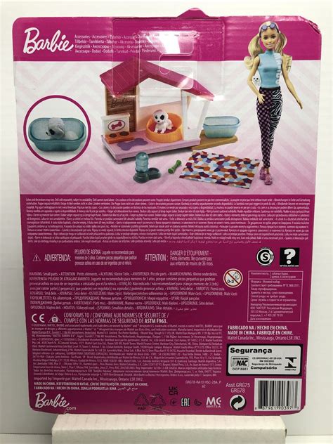 Barbie Puppies Play Set 2 Pups Doghouse Pet Bathtub And Accessories Grg78