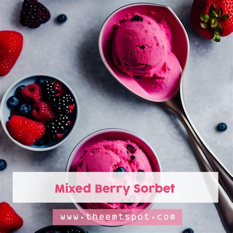 Mixed Berry Sorbet Recipe Theemtspot