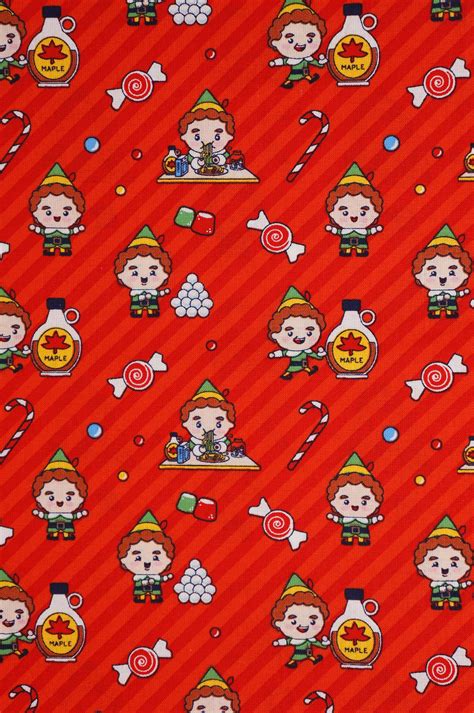 Buddy The Elf On Red By Camelot Fabrics Licensed Novelty Christmas