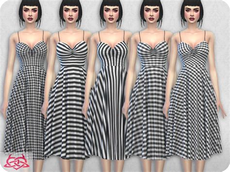 Claudia Dress Recolor 7 By Colores Urbanos Sims 4 Female Clothes