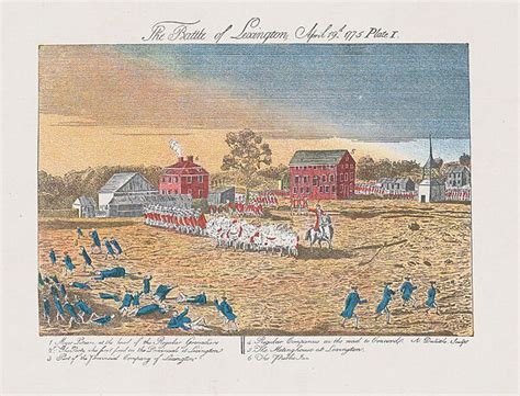 After Amos Doolittle The Battle Of Lexington April 19 1775 The