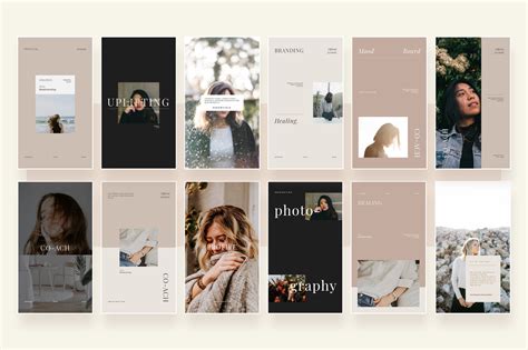 Minimalist Instagram Post And Story Template For Creator On Yellow Images
