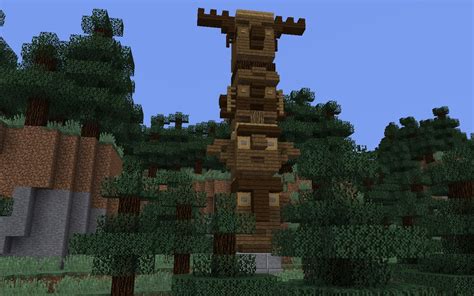 Detail Totem Pole Minecraft