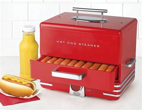 Extra Large Diner Style Hot Dog Steamer Hot Dogs Hot Dog Roller Dog