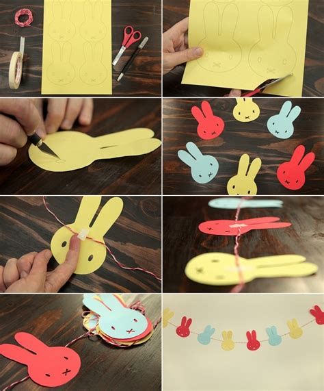 Paper crafts can very well substitute any store bought decorations that would cost tons of money and isn't actually all that easy to find in order for it to fit your decor. 12 DIY Spring & Easter home decorating ideas - Simple yet ...