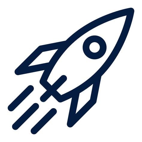 Rocket Space Science And Technology Icons
