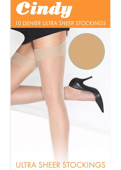 Cindy Denier Ultra Sheer Stockings