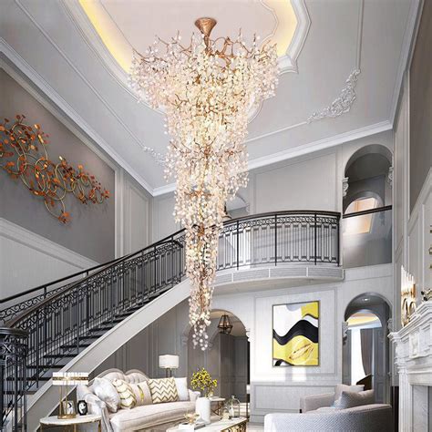2 Story Foyer Chandelier Large Chandelier For High Ceiling Staircase