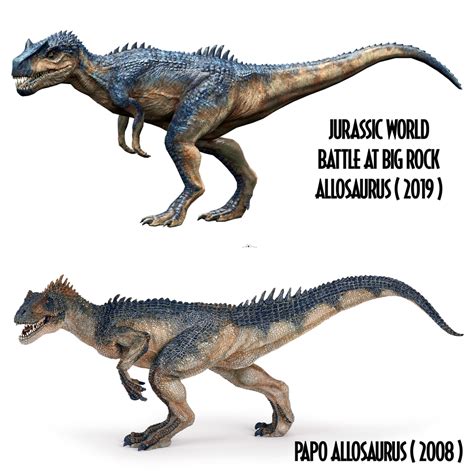 Can I Copy Your Homework The New Allosaurus Design From Battle At Big Rock Sure Is