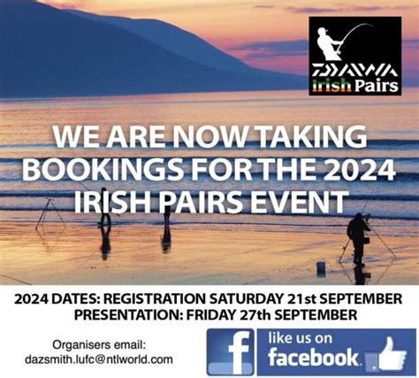 Daiwa Pairs Now Open For 2024 Entries Fishing In Ireland Catch The