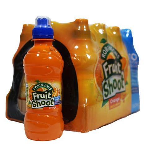 Robinsons Fruit Shoot Juice Drink Orange Low Sugar 12 x ...