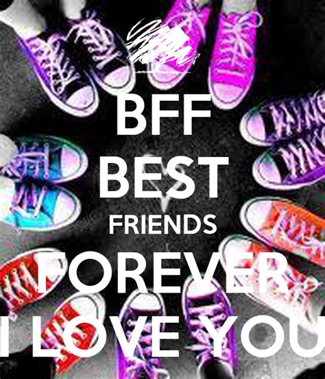 Bff Best Friends Forever I Love You Poster Momò Keep Calm O Matic