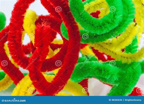 Colorful Pipe Cleaners Stock Photo Image Of Created 48383636